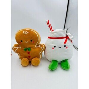 New Hallmark Better Together Plush Gingerbread & Milk Magnetic 18"